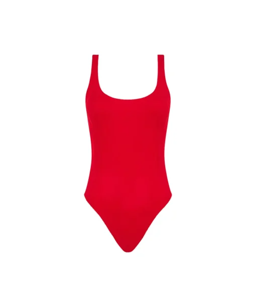 Chantelle Badedragter<A39 CHERRY RED - Swim One Size Wirefree T-shirt Swimsuit