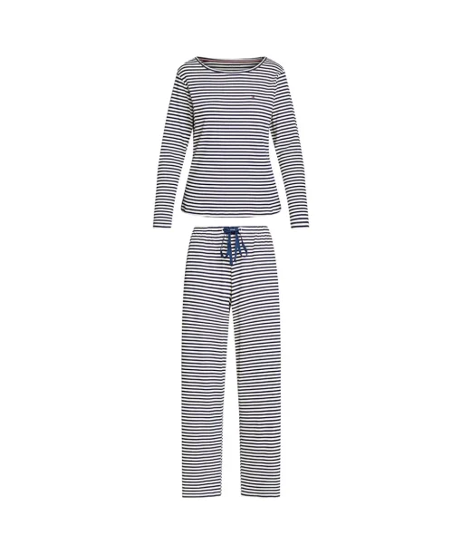 Tommy Hilfiger Top/ Loungeshirt/ Pyjamas<0A6 MINI BRETTON STRIPE DESERT - Th Monotype Set