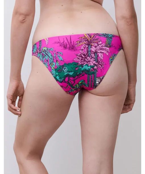 Chantelle Bikinier<A10 PINK JUNGLE - Sauvage Bikini_knotted Sides