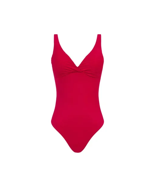 Femilet Badedragter<A57 POMEGRANATE - Bonaire Wirefree Plunge T-shirt Swims.