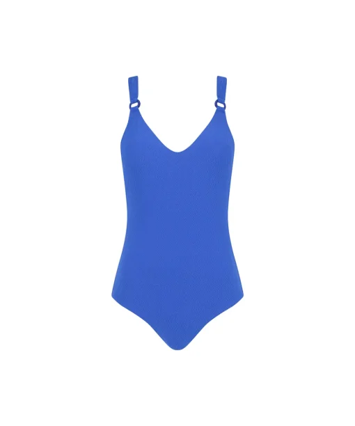 Femilet Badedragter<A46 ROYAL BLUE - Navarino Wirefree Cov. T-shirt Swimsuit
