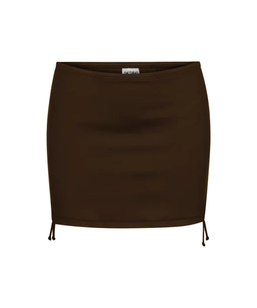 Saltabad Bikinier<B621 COFFEE - Bikini Skirt With Pantie Insid Bikinibyxa
