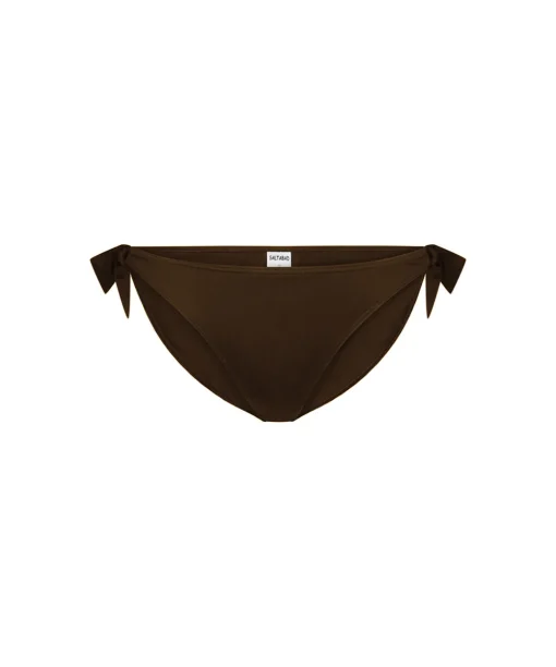 Saltabad Bikinier<B621 COFFEE - Strap Bikini Bottoms Bikinibyxa