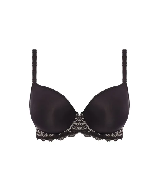 Wacoal Bh'er<BAI BLACK / IVORY - Lace Perfection Uw Contour Bra