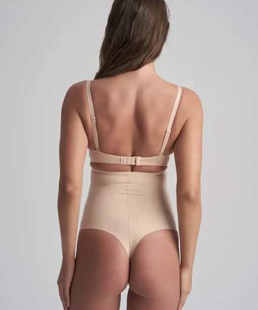 Bye Bra Trusser<BEIGE - Sculpting High Waist Thong