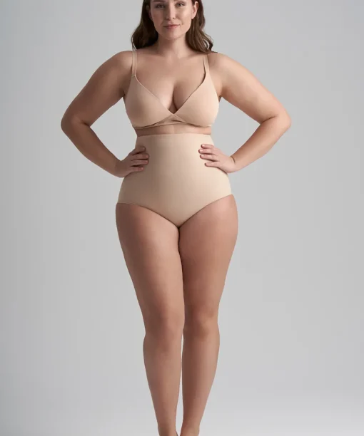 Bye Bra Trusser<BEIGE - Sculpting High Waist Brief