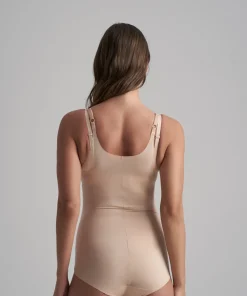 Bye Bra Bodystocking<BEIGE - Smooth Essentials Bodysuit WYOB