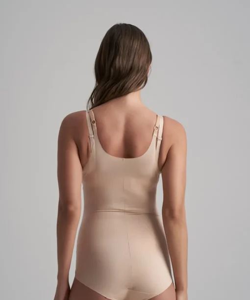 Bye Bra Bodystocking<BEIGE - Smooth Essentials Bodysuit WYOB