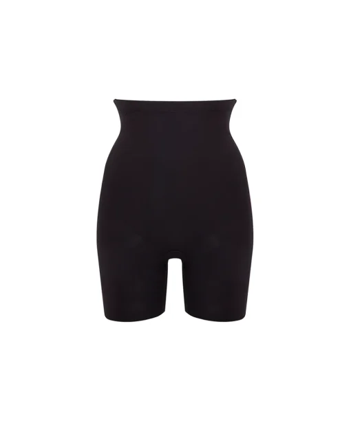Maidenform Shapewear<BK BLACK - Sleek Smoothers Hi-Waist Short