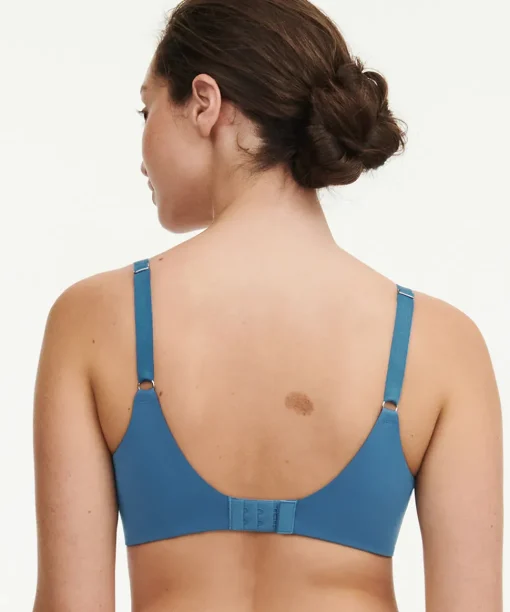 Chantelle Bh'er<00C JEANS BLUE - Floral Touch Covering Memory Bra