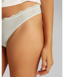 Calvin Klein Trusser<CHJ MOONLIGHT JADE - Mf Stretch W Lace Thong