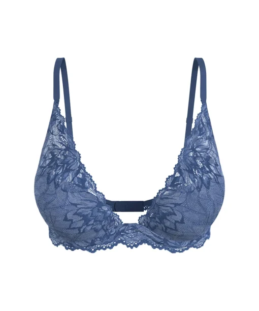Calvin Klein Bh'er<CKO TRUE NAVY - Sed Comfort Lotus Demi-Plunge Bras