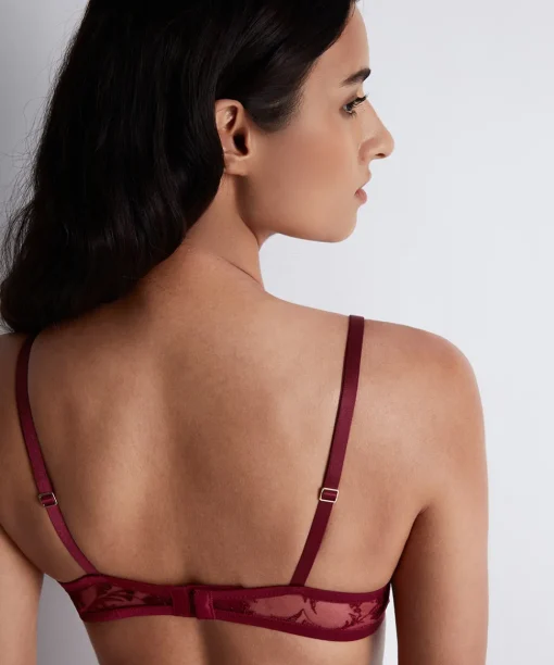 Aubade Bh'er<CRIM CRIMSON RED - Magnetic Spell Triangle Plunge bra