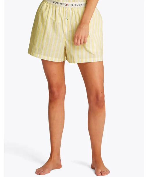 Tommy Hilfiger Shorts/ Loungepants<0FP SHIRTING STRIPE CITRONELLA - Th Essentials Shorts