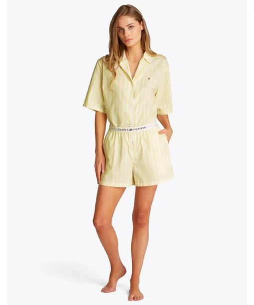 Tommy Hilfiger Shorts/ Loungepants<0FP SHIRTING STRIPE CITRONELLA - Th Essentials Shorts