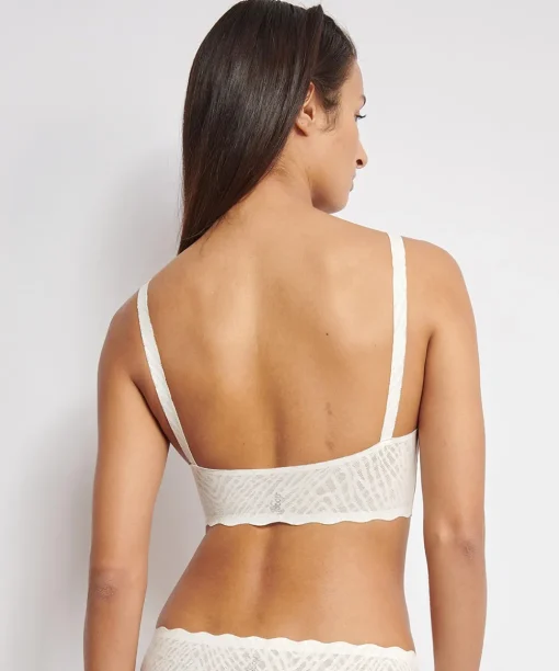Sloggi Bh'er<00GZ SILK WHITE - Zero Feel Bliss Top