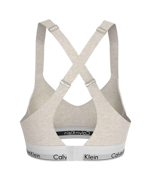 Calvin Klein Bh'er<HGS OATMEAL HEATHER - Modern Cotton Bralette