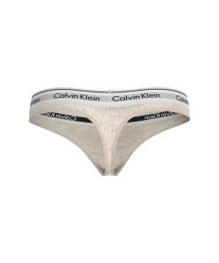 Calvin Klein Trusser<HGS OATMEAL HEATHER - Modern Ctn Holiday Coordinate Thong