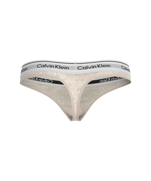 Calvin Klein Trusser<HGS OATMEAL HEATHER - Modern Ctn Holiday Coordinate Thong