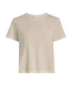 Calvin Klein Top/ Loungeshirt/ Pyjamas<JB1 SANDSHELL - 100% Cotton S/S T-Shirt