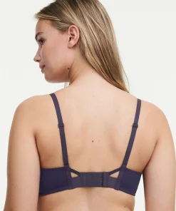 Chantelle Bh'er<0JT MIDNIGHT BLUE MULTICO - Spice Very Covering Underwired Bra