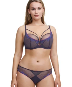 Chantelle Bh'er<0JT MIDNIGHT BLUE MULTICO - Spice Very Covering Underwired Bra