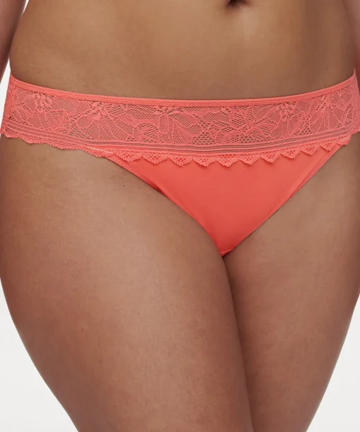 Chantelle Trusser<0LU CORAL - Floral Touch Tanga