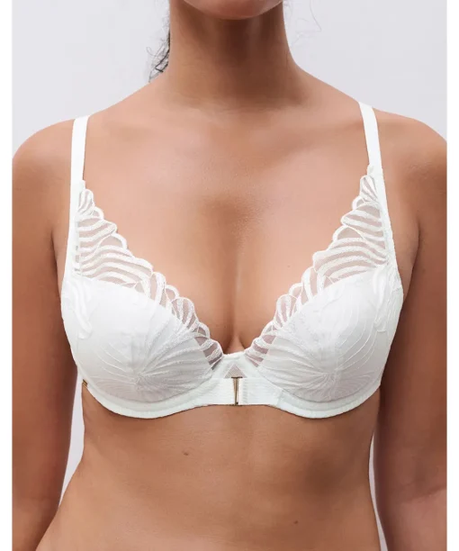 Chantelle Bh'er<0LW MILK - Legend Plunge T-shirt Bra