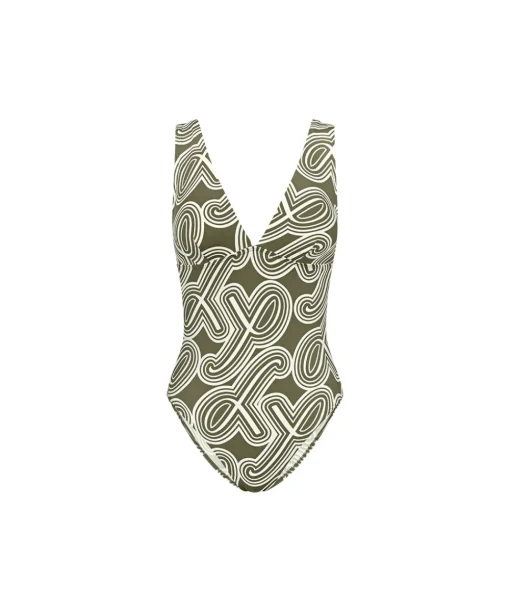 Triumph Badedragter<M009 GREEN - LIGHT COMBINATION - Flex Smart Summer Badedragt