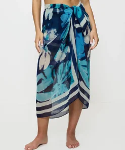 Triumph Strandtøj<M025 TURQUOISE - DARK COMBINAT - Beach Mywear Pareo