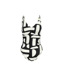 Triumph Badedragter<M016 WHITE - DARK COMBINATION - Summer Allure Badedragt