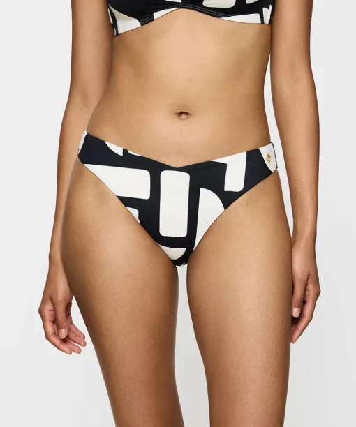 Triumph Bikinier<M016 WHITE - DARK COMBINATION - Summer Allure Brazil Bikini Trusse