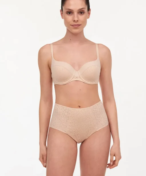 Chantelle Trusser<01N GOLDEN BEIGE - Norah High Waisted Full Brief