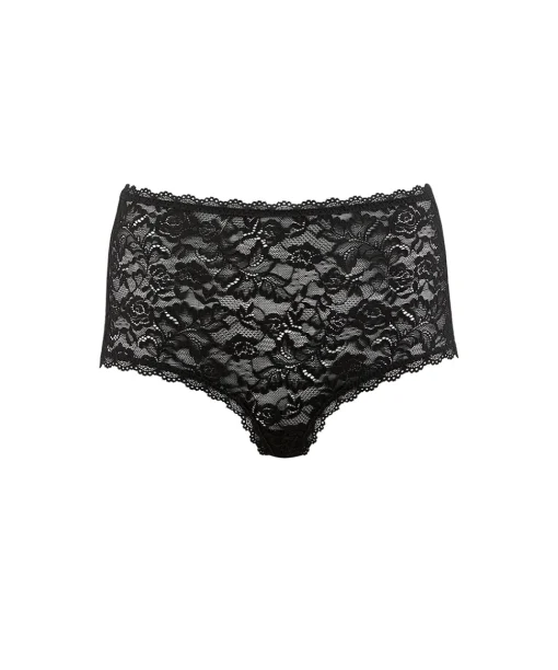 Aubade Trusser<NOIR BLACK - Rosessence Highwaisted Brief