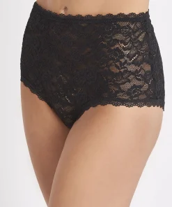 Aubade Trusser<NOIR BLACK - Rosessence Highwaisted Brief