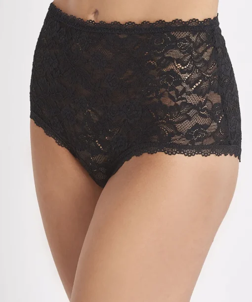 Aubade Trusser<NOIR BLACK - Rosessence Highwaisted Brief