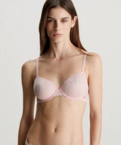 Calvin Klein Bh'er<2NT NYMPH'S THIGH - Sheer Marquisette Lace Demi-Plunge Bras