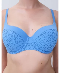 Chantelle Bh'er<0P2 ANTOINETTE BLUE - Norah Covering T-shirt Bra