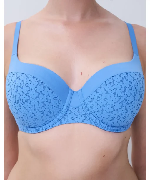 Chantelle Bh'er<0P2 ANTOINETTE BLUE - Norah Covering T-shirt Bra
