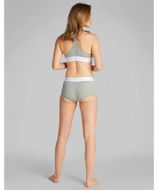 Calvin Klein Trusser<P7A GREY HEATHER - Modal Rib Coordinate Boy Shorts