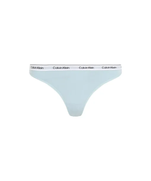 Calvin Klein Trusser<SRB STERLING BLUE - Icon Logo Thong