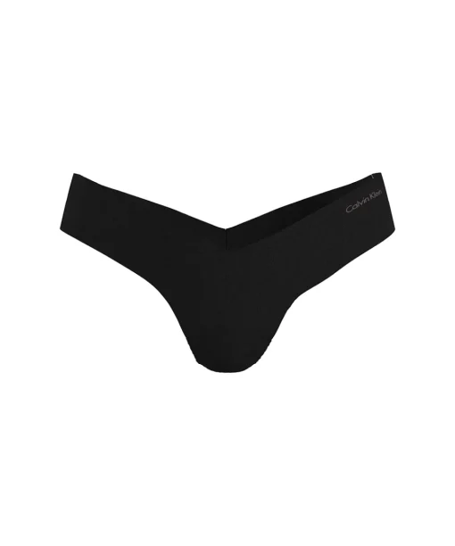 Calvin Klein Trusser<UB1 BLACK - Invisibles Cotton Brazilian