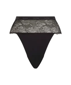 Calvin Klein Trusser<UB1 BLACK - Modern Lace Coordinate Thong