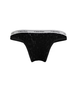 Calvin Klein Trusser<UB1 BLACK - Modern Logo W/ Lace Brazilian