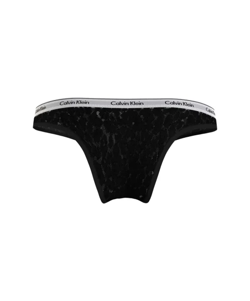 Calvin Klein Trusser<UB1 BLACK - Modern Logo W/ Lace Brazilian