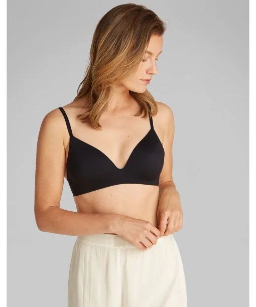 Calvin Klein Bh'er<UB1 BLACK - Perfectly Fit Wirefree T-shirt Bra