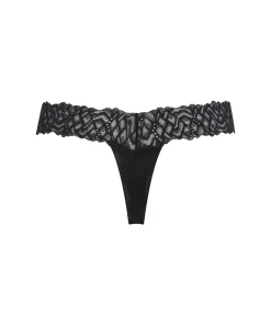 Calvin Klein Trusser<UB1 BLACK - Soft Stretch Lace Coordinate Thong