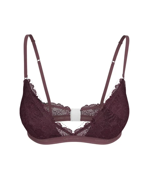 Calvin Klein Bh'er<VER MAUVE WINE - Modern Lace Triangle
