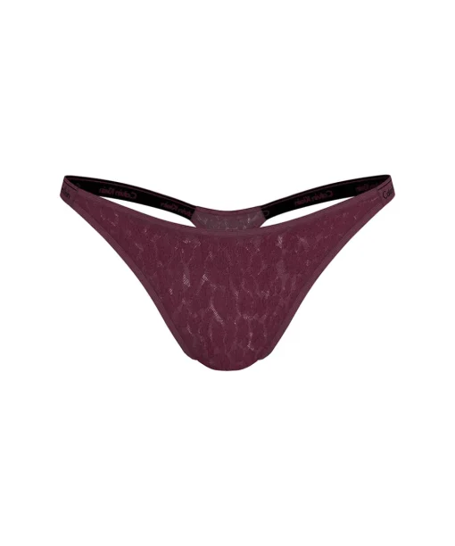 Calvin Klein Trusser<VER MAUVE WINE - Modern Lace (pt) Thong