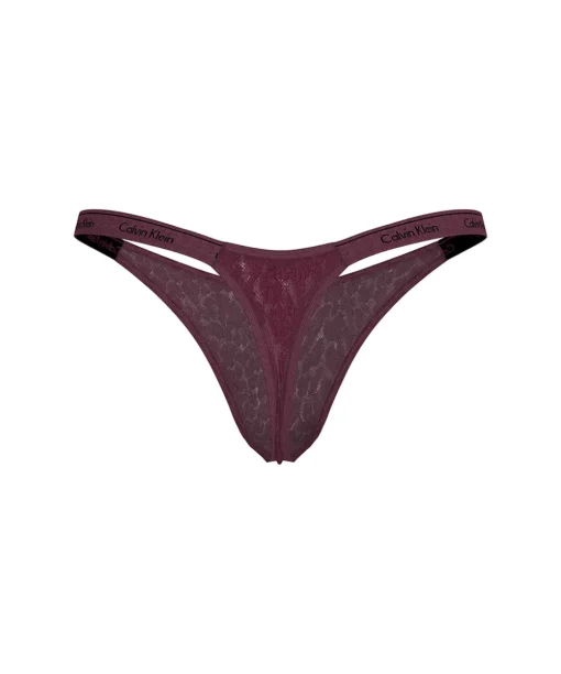 Calvin Klein Trusser<VER MAUVE WINE - Modern Lace (pt) Thong